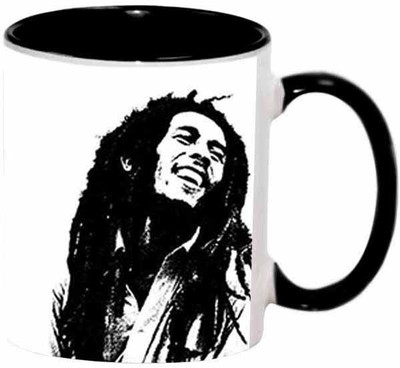 

Ashvah Bob Marley 1630 Ceramic Mug(350 ml), Black