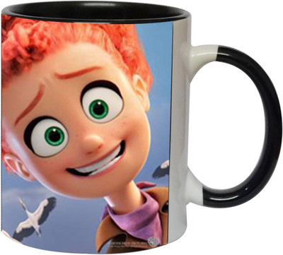 

Ashvah Angry Birds 1616 Ceramic Mug(350 ml), Black