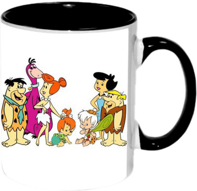 

Ashvah Cartoon 1390 Ceramic Mug(350 ml), Black
