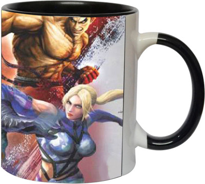 

Ashvah Tekken 6 Game 1483 Ceramic Mug(350 ml), Black
