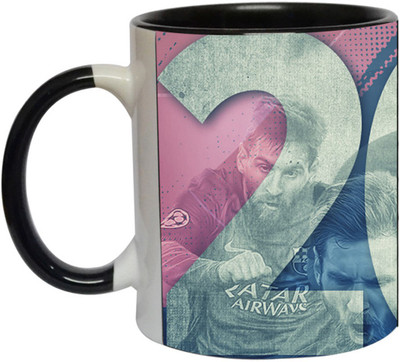 

Ashvah Lionel Messi 1467 Ceramic Mug(350 ml), Black