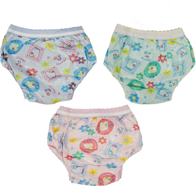 

Aarushi Baby plastic panty Pack of 3, Multicolor