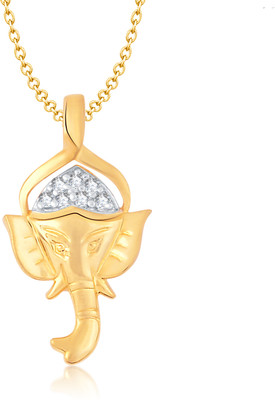 87% OFF on VK Jewels Religious God Collection American Diamond Gold Plated for Women & Girls Cubic Zirconia Alloy Pendant