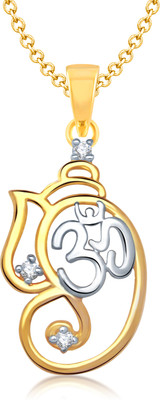 85% OFF on VK Jewels Religious God Collection American Diamond Gold Plated for Women & Girls Cubic Zirconia Alloy Pendant