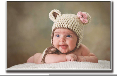 

Aabhaas Wall Poster For Room Cute Adorable Baby Child's Love New Born Infant Kids Toddlers Smiling Paper Print(12 inch X 18 inch, Rolled)