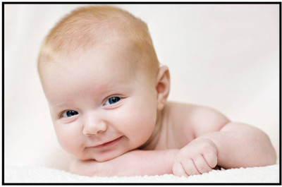 

Aabhaas Wall Poster For Room Cute Adorable Baby Child's Love New Born Infant Kids Toddlers Smiling Paper Print(12 inch X 18 inch, Rolled)