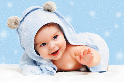 

Aabhaas Wall Poster For Room Cute Adorable Baby Child's Love New Born Infant Kids Toddlers Smiling Paper Print(12 inch X 18 inch, Rolled)