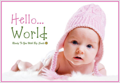 

Aabhaas Wall Poster For Room Cute Adorable Baby Child's Love New Born Infant Kids Toddlers Smiling Paper Print(12 inch X 18 inch, Rolled)