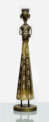 

VedasExports Bari-J Decorative Showpiece - 52.5 cm(Iron, Multicolor)