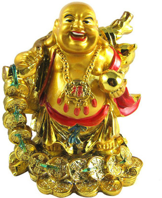 

Vastu arcade Decorative Showpiece - 13 cm(Polyresin, Gold)
