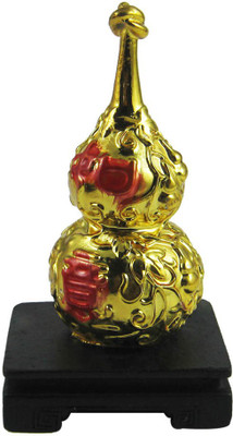 

estore VASTU FENG SHUI WU LOU WITH STAND FOR LONGIVITY AND PROTECTION Decorative Showpiece - 9 cm(Polyresin, Gold)