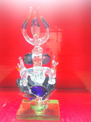 

MYEBIZSTORE Decorative Showpiece - 9 cm(Crystal, Multicolor)