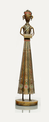 

VedasExports Bora-D Decorative Showpiece - 52.5 cm(Iron, Gold)