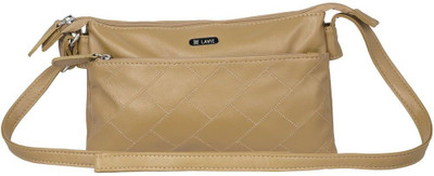 

Lavie Women Casual Khaki PU Sling Bag
