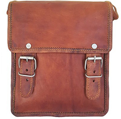 

Pranjals House Boys & Girls Casual Brown Genuine Leather Sling Bag