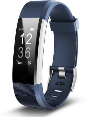 

fbandz ™ Altum Plus Hr Fitness Band Smart Activity Tracker with Heart Rate Bluetooth Phone Call Alert(Blue Strap Free Size)