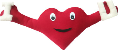 

Aparshi Expressive heart stuffed cushion soft toy HTILU02_06 - 55 cm(Red)