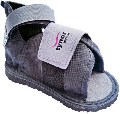 Tynor Cast Shoe - Medium (37-39) Foot Support (, Black