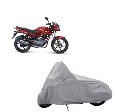 

AUTO AGE Two Wheeler Cover for Bajaj(Pulsar 150 DTS-i, Silver)