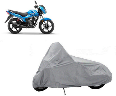 

Kaaz Two Wheeler Cover for TVS(Victor New, Silver)