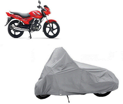 

AUTO AGE Two Wheeler Cover for TVS(Star City, Silver)