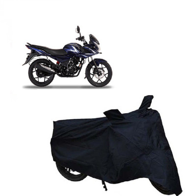 

AUTO AGE Two Wheeler Cover for Bajaj(Discover 150 f, Black)