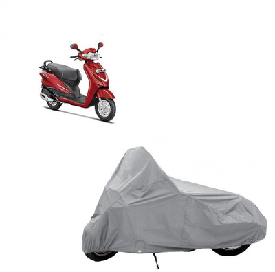 

auto age Two Wheeler Cover for Hero(Duet, Silver)