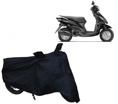 

AUTO AGE Two Wheeler Cover for Suzuki(Let's, Black)