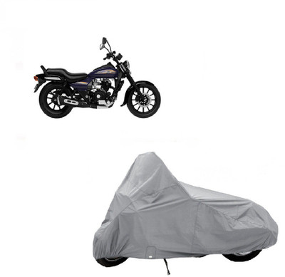 

AUTO AGE Two Wheeler Cover for Bajaj(Avenger 150 Street, Silver)