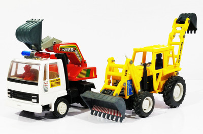 

Jack Royal Construction Kit - Type 10 - Excavator(White)-JCB(Yellow, White), White;yellow