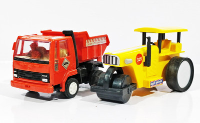 

Jack Royal Construction Kit - Type 12-Dumper(Red)-Road Roller(Yellow)(Red, Yellow)