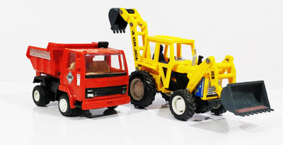 

Jack Royal Construction Kit - Type 11 -JCB-Dumper(Red)(Yellow, Red)