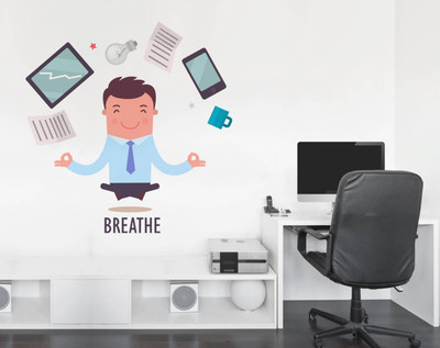 Rawpockets Breathe Infograph - Office(85 cm X cm 95, Multicolor) available at flipkart for Rs.209