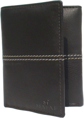 

MAtAF Men Black Genuine Leather Wallet(9 Card Slots)