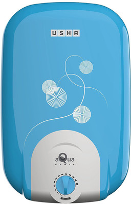 

Usha 10 L Storage Water Geyser(Blue, AquaGenie 5-Star Rated 10-Litre Storage Water Heater (Moonflower Sky Blue))
