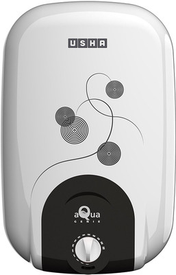 

Usha 25 L Storage Water Geyser(Grey, AquaGenie 5-Star Rated 25-Litre Storage Water Heater (Moonflower Grey))