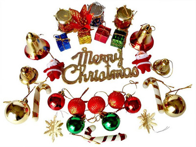 

Shop Online Christmas Decoration (Pack of 37) Hanging Ornaments Pack of 1