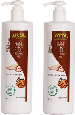 

SSCPL Herbals Clove Cinnamon Hand & Foot Relaxing Gel (200 ml each)(400 ml)