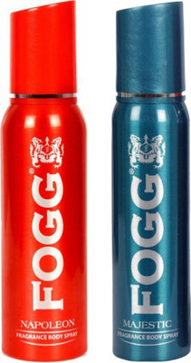 

Fogg 1 Napoleon and 1 Majestic Deodorant Combo Pack of 2 Body Spray - For Men(240 ml, Pack of 2)