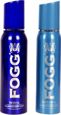 

Fogg 1 Royal and 1 Imperial Deodorant Combo Pack of 2 Body Spray - For Men(240 ml, Pack of 2)