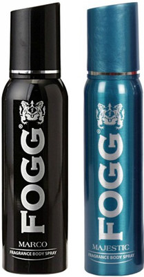 Fogg 1 Marco and 1 Majestic Deodorant Combo Pack of 2 Body Spray - For Men(240 ml, Pack of 2)