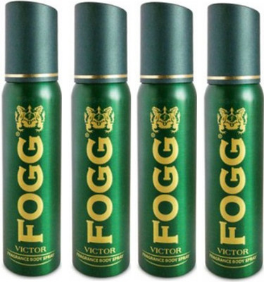 

Fogg Victor Deodorant Combo Pack of 4 Body Spray - For Men(480 ml, Pack of 4)