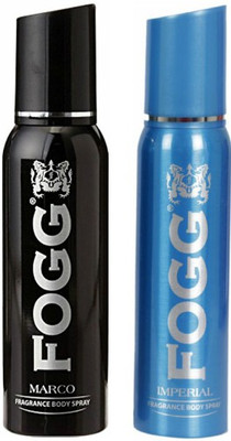 

Fogg 1 Marco and 1 Imperial Deodorant Combo Pack of 2 Body Spray - For Men(240 ml, Pack of 2)