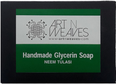 Artnweaves Handmade Glycerin Soaps Neem + Tulasi(400 g, Pack of 4)