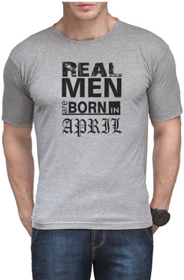 Rexel Spelax Printed Men Round Neck Grey T-Shirt