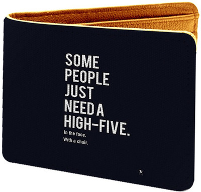 

REHBAR Men Multicolor Canvas Wallet(4 Card Slots), Brown-3437
