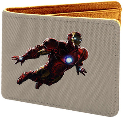 

REHBAR Men Multicolor Canvas Wallet(4 Card Slots), Brown-3406