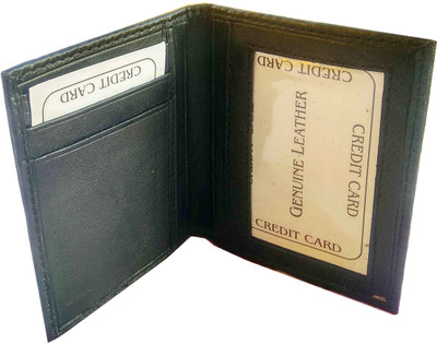 

InkartBuy Men Black Artificial Leather Card Holder(6 Card Slots)