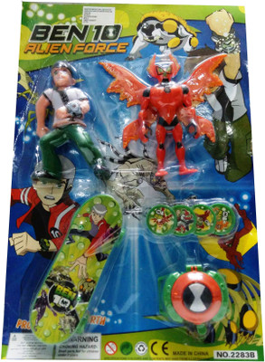 

Mahvi Toys Ben 10 With Alien Force Figures(Multicolor)