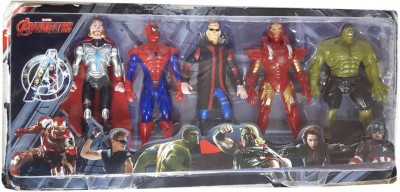 

P17 collection Unite Force Save The World Super Heroes 5 in 1(Multicolor)